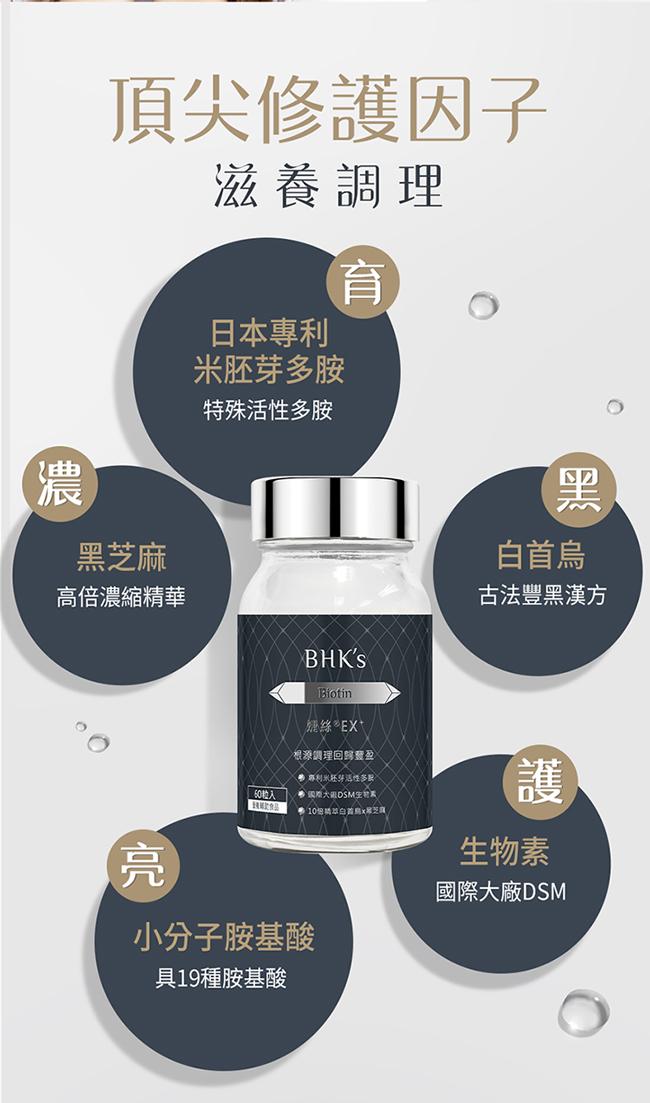 BHK's-婕絲錠EX+(60粒/瓶)產品資訊
