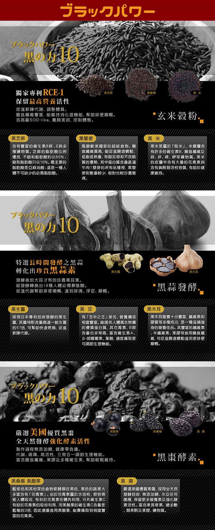 OMAMOLi歐瑪茉莉-黑之力酵素膠囊(30顆)產品資訊