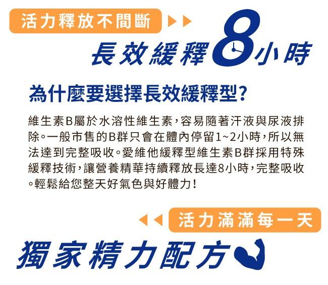 LOVITA愛維他-男性緩釋型養生活力B群(30錠_30天份)產品資訊