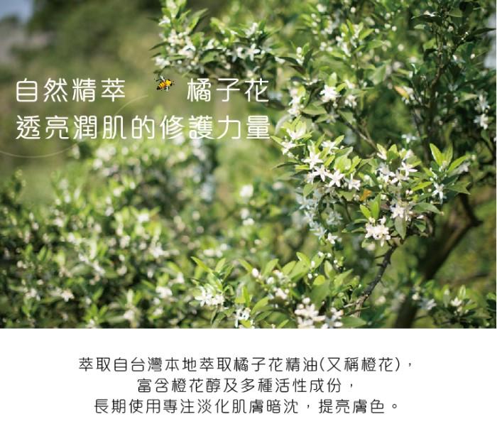 e11004003C橘子花潤白保濕組