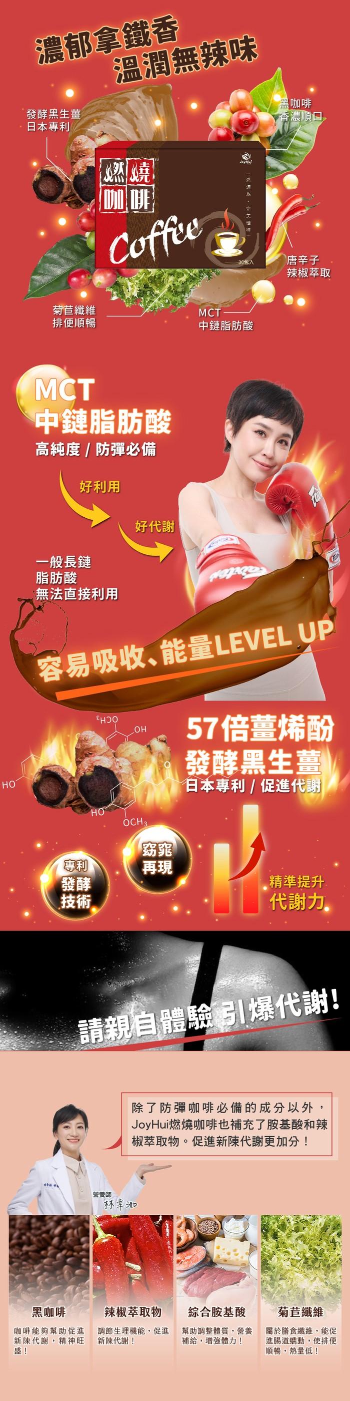 JoyHui 佳悅-燃燒咖啡(30包/盒)﻿產品資訊
