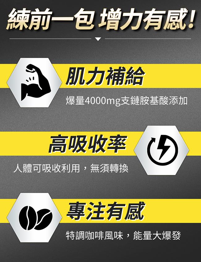 UNIQMAN-BCAA支鏈胺基酸粉4000mg咖啡口味(5.2gX30包/盒)6盒組產品資訊