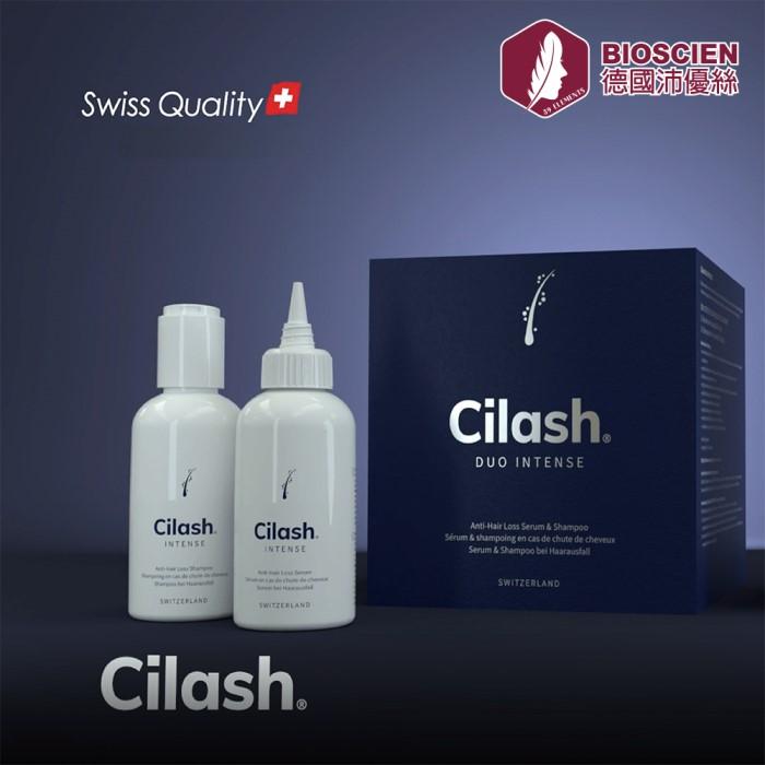 德國沛優絲-Cilash INTENSE 標靶賦活育髮組合(精華液90mlx2+洗髮露100mlx2)產品資訊