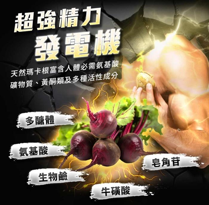 綠萃淨 澳特馬戰神瑪卡超濃縮膠囊(60粒X3瓶)產品資訊