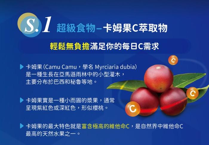 優杏-超能維他命C膠囊(30粒/袋)產品資訊