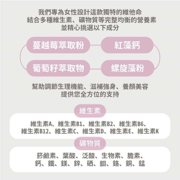素天堂-女性綜合維他命錠(60錠X2瓶)產品資訊