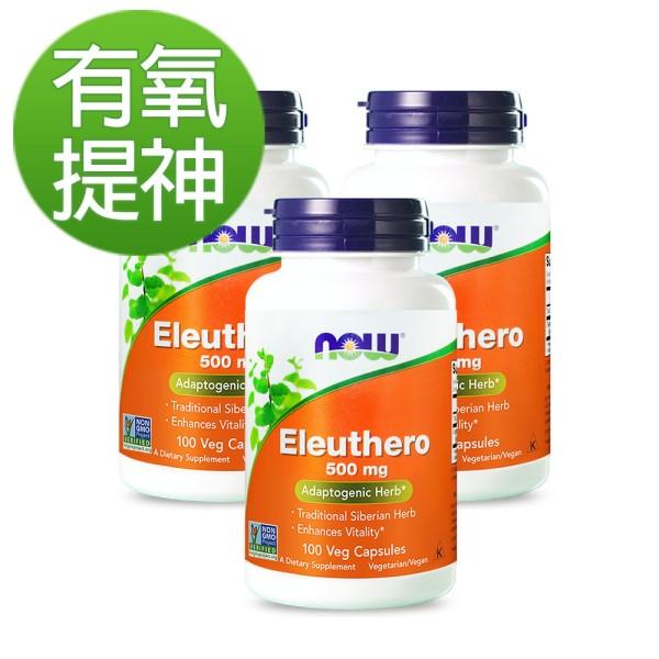 NOW健而婷-有氧老虎刺五加(100顆)(3瓶優惠組)