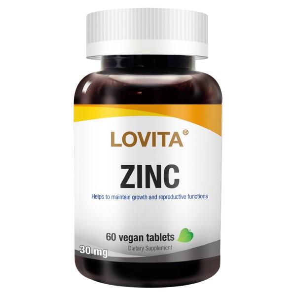 LOVITA愛維他-螯合鋅30mg(60錠_60天份)