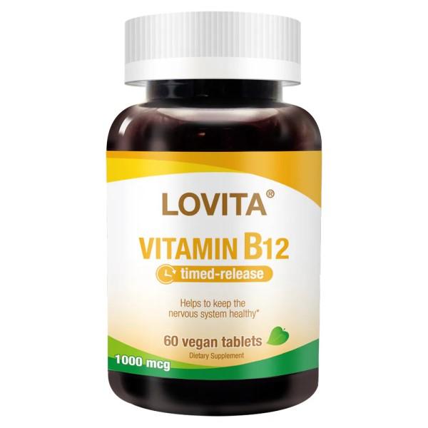 LOVITA愛維他-高單位緩釋型維生素B12(1000mcg)(60錠_60天份)