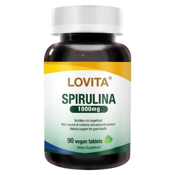 LOVITA愛維他-藍綠藻(螺旋藻)錠1000mg(90錠_30天份)