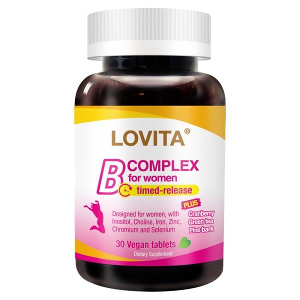 LOVITA愛維他-女性緩釋型美妍活力B群(30錠_30天份)
