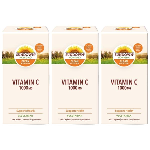 Sundown日落恩賜 光炫維生素C-1000 mg錠(133錠X3瓶)(共399天份)