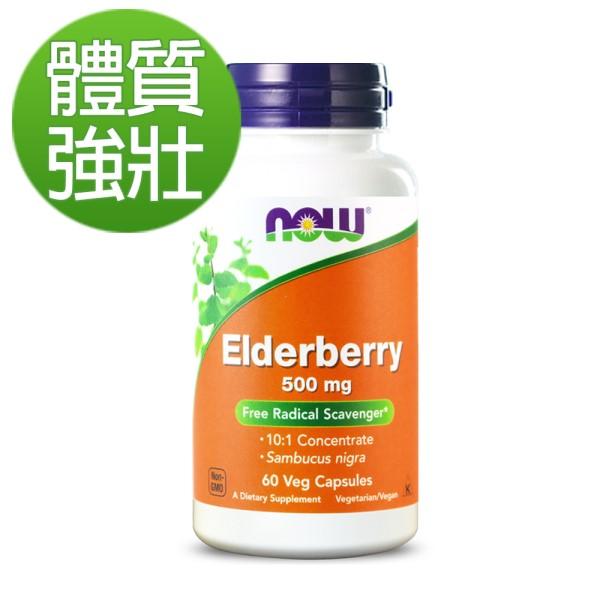 NOW健而婷-接骨木果植物膠囊(60顆/瓶)