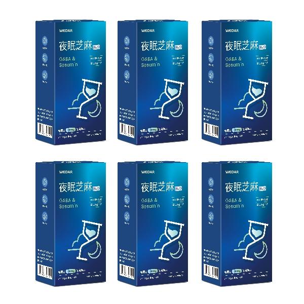 WEDAR 薇達-夜眠芝麻PRO(30粒X6盒)(共180天份)