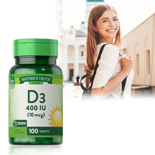 綠萃淨 非活性維生素D3錠(100錠X3瓶)(共300天份)