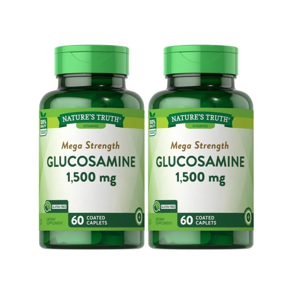 綠萃淨 敏捷葡萄糖胺1500mg活力錠(60錠X2瓶)(效期至2025年11月30日)