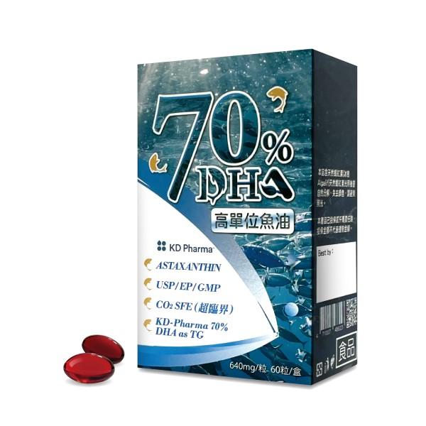 AKSO-魚油70%DHA(60顆/盒)