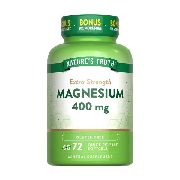 綠萃淨 優化鎂400mg軟膠囊(72粒_72天份)