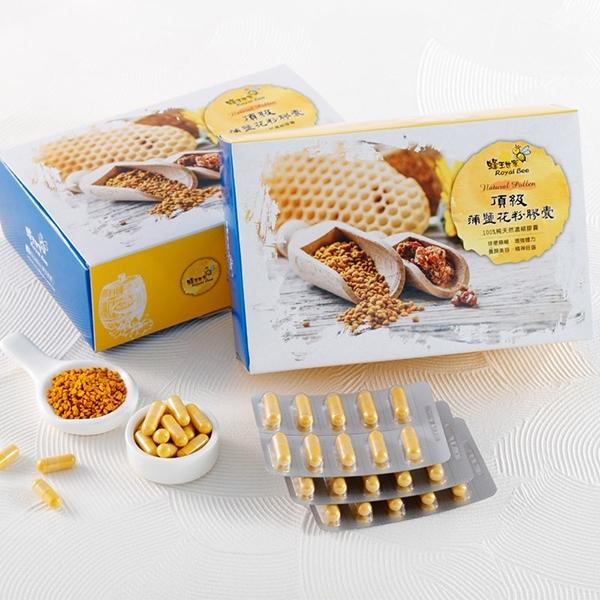 蜂王世家-頂級蒲鹽花粉(素食)膠囊100粒(效期至2026年02月04日)