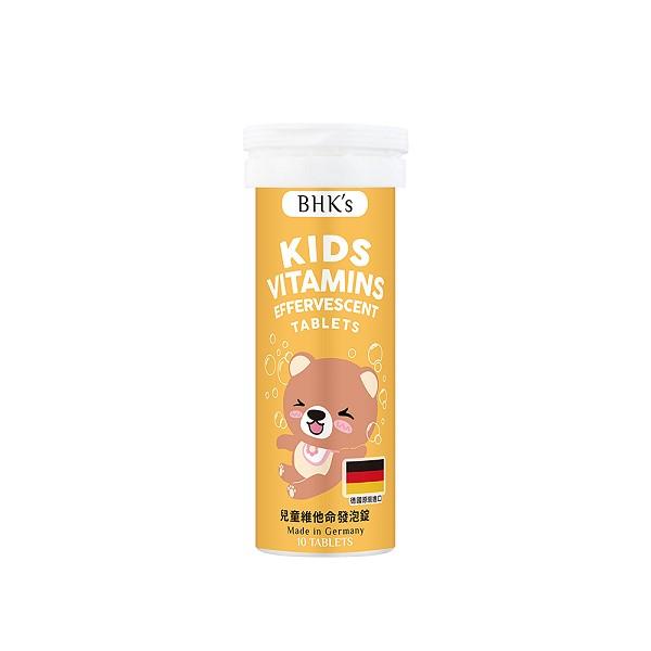 BHK's-兒童維他命發泡錠柳橙口味(10粒/瓶)