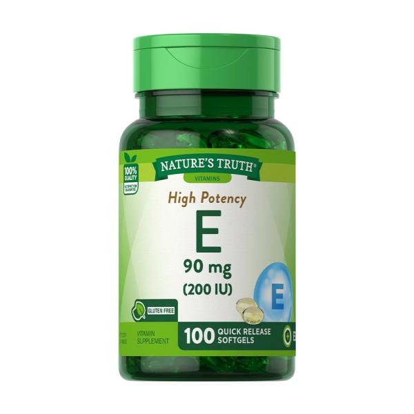 綠萃淨 維生素E 200 IU軟膠囊(100粒_100天份)