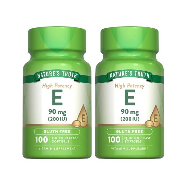 綠萃淨 維生素E 200 IU軟膠囊(100粒X2瓶)(共200天份)
