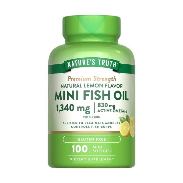 綠萃淨 超濃縮魚油迷你軟膠囊(100粒)