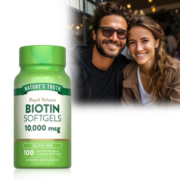 綠萃淨 生物素10000微克軟膠囊(100粒X3瓶)(共300天份)
