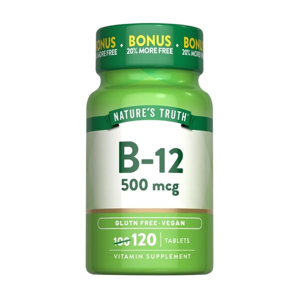綠萃淨 維生素B12 500mcg複方錠(120錠)
