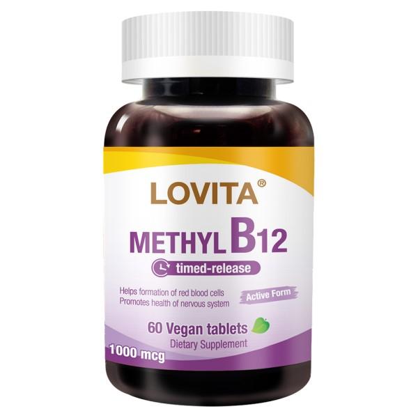 LOVITA愛維他-緩釋型甲基維生素B12素食錠(60錠_60天份)