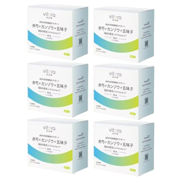 Vitura 美持樂 赤芍+甘草+五味子粉包(檸檬風味)(30包X6盒)