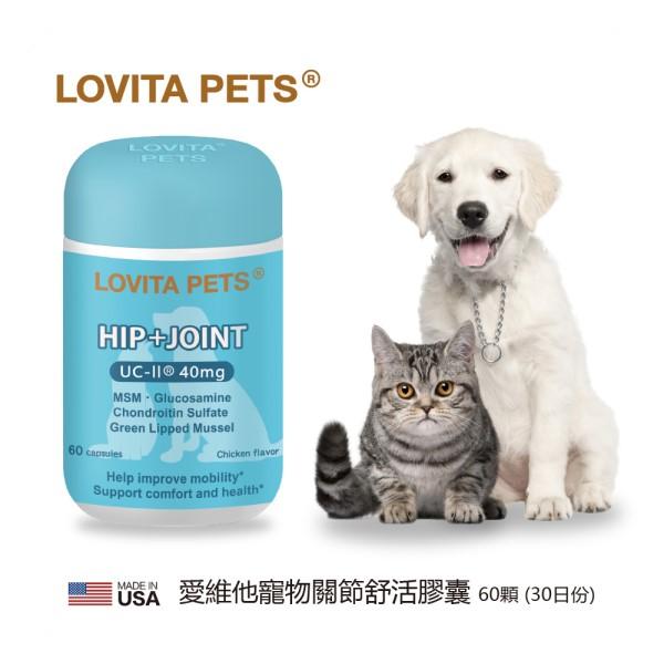 LOVITA PETS愛維他-寵物關節舒活膠囊 (60顆_30天份)