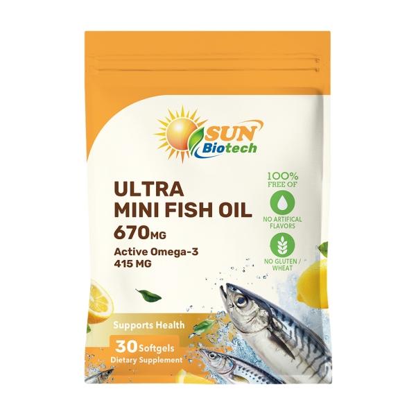Sun日落恩賜 超純淨迷你魚油軟膠囊(30粒)