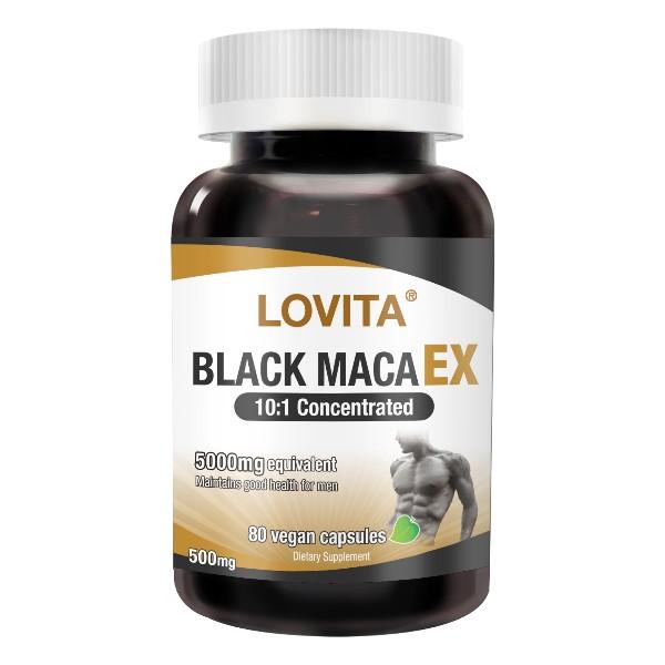 LOVITA愛維他-黑鑽馬卡EX素食膠囊(80顆_40天份)