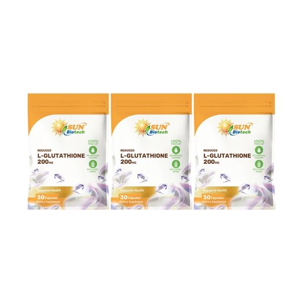Sun日落恩賜 GSH極緻齡頂級穀胱甘肽膠囊(30粒X3袋)