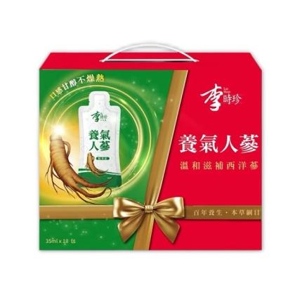 李時珍-養氣人蔘精華飲(35mlX18入)