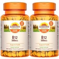 Sundown日落恩賜-茹素B12 500mcg錠(200錠X2瓶)