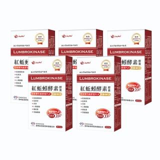 JoyHui-紅蚯蚓酵素膠囊(30粒X5盒)優惠組