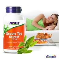NOW健而婷-綠茶+C植物膠囊食品(100顆/瓶)