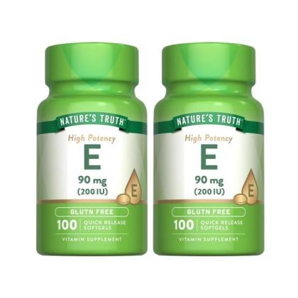 綠萃淨 維生素E 200 IU軟膠囊(100粒X2瓶)(共200天份)