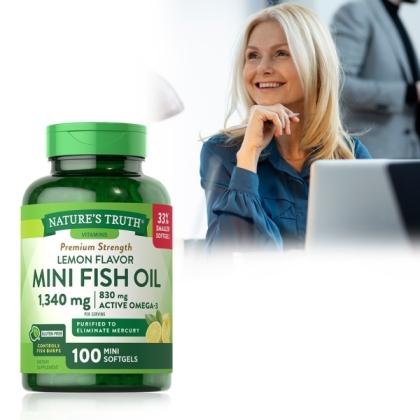 綠萃淨 超濃縮魚油迷你軟膠囊(100粒)