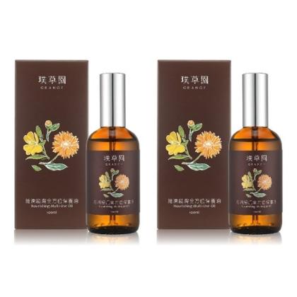 璞草園-細潤緩膚全方位保養油(100mlX2瓶組)