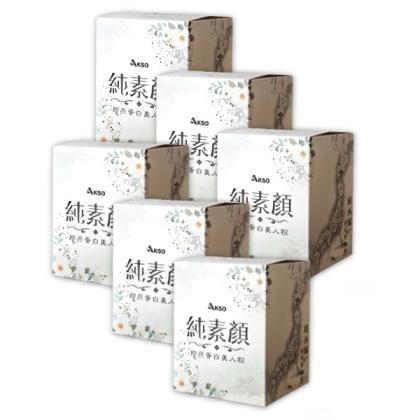 AKSO-純素顏膠原蛋白美人粉(150公克X6瓶)優惠組
