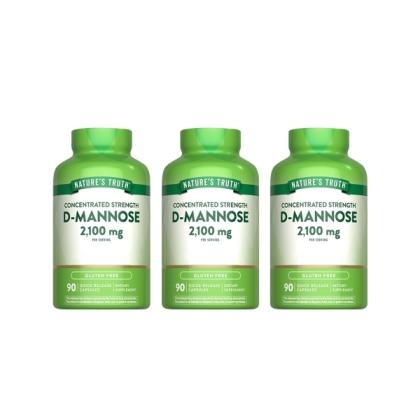 綠萃淨 特級D-甘露糖膠囊(90粒X3瓶)