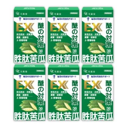 元氣堂-醣的對策胜肽苦瓜膠囊(30粒X6盒)優惠組