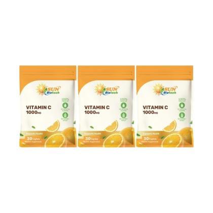 Sun日落恩賜 光炫維生素C 1000mg錠(30錠X3袋)