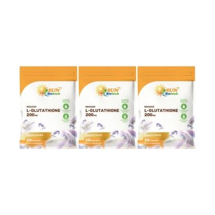 Sun日落恩賜 GSH極緻齡頂級穀胱甘肽膠囊(30粒X3袋)